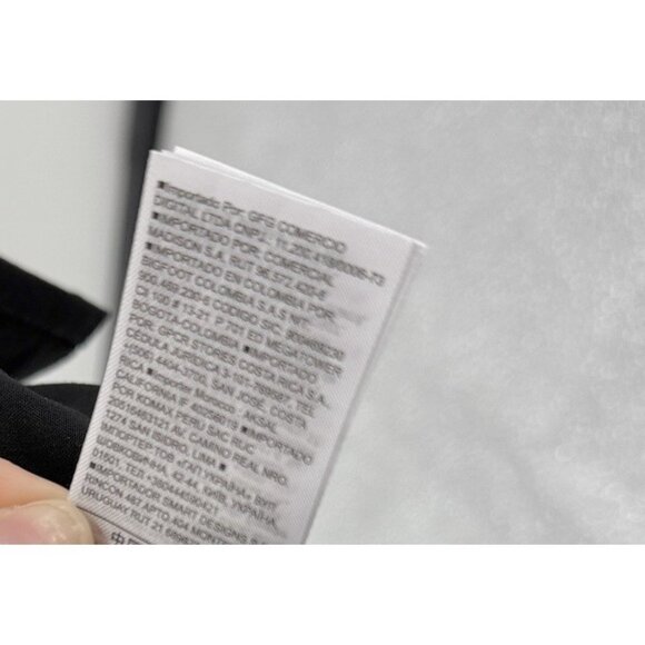 GAP Women’s Black Puff Sleeve Button Mini Dress Size L Preppy Normcore Simple - Picture 7 of 12